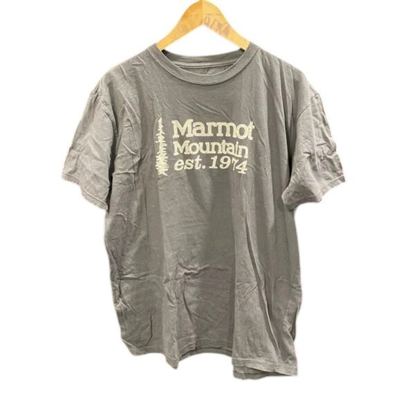 Marmot Mountain Text Graphic Short Sleeve Shirt - Picture 1 of 4